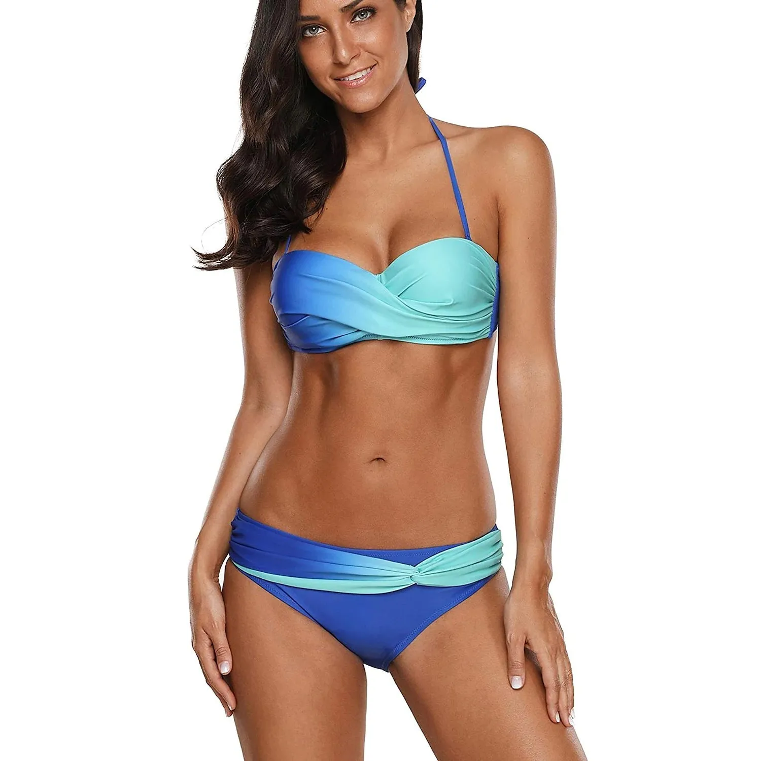 2-Piece: Women's Tie Dye Swimwear Bikini Set