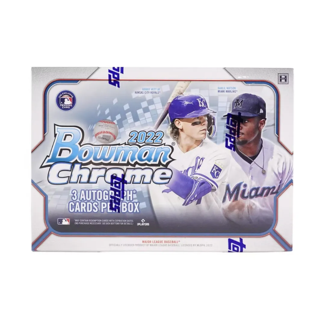 2022 Topps Bowman Chrome Autograph Baseball HTA Hobby Box