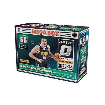 2023-24 Panini NBA Basketball Donruss Optics Trading Cards Mega Box