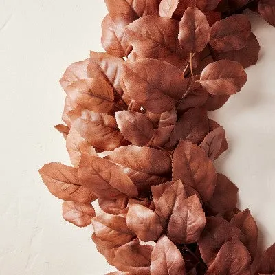 30" Faux Rusted Beech Leaf Fall Wreath - Hearth & Hand with Magnolia