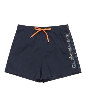 Behind Waves Volley Shorts in Navy Blazer