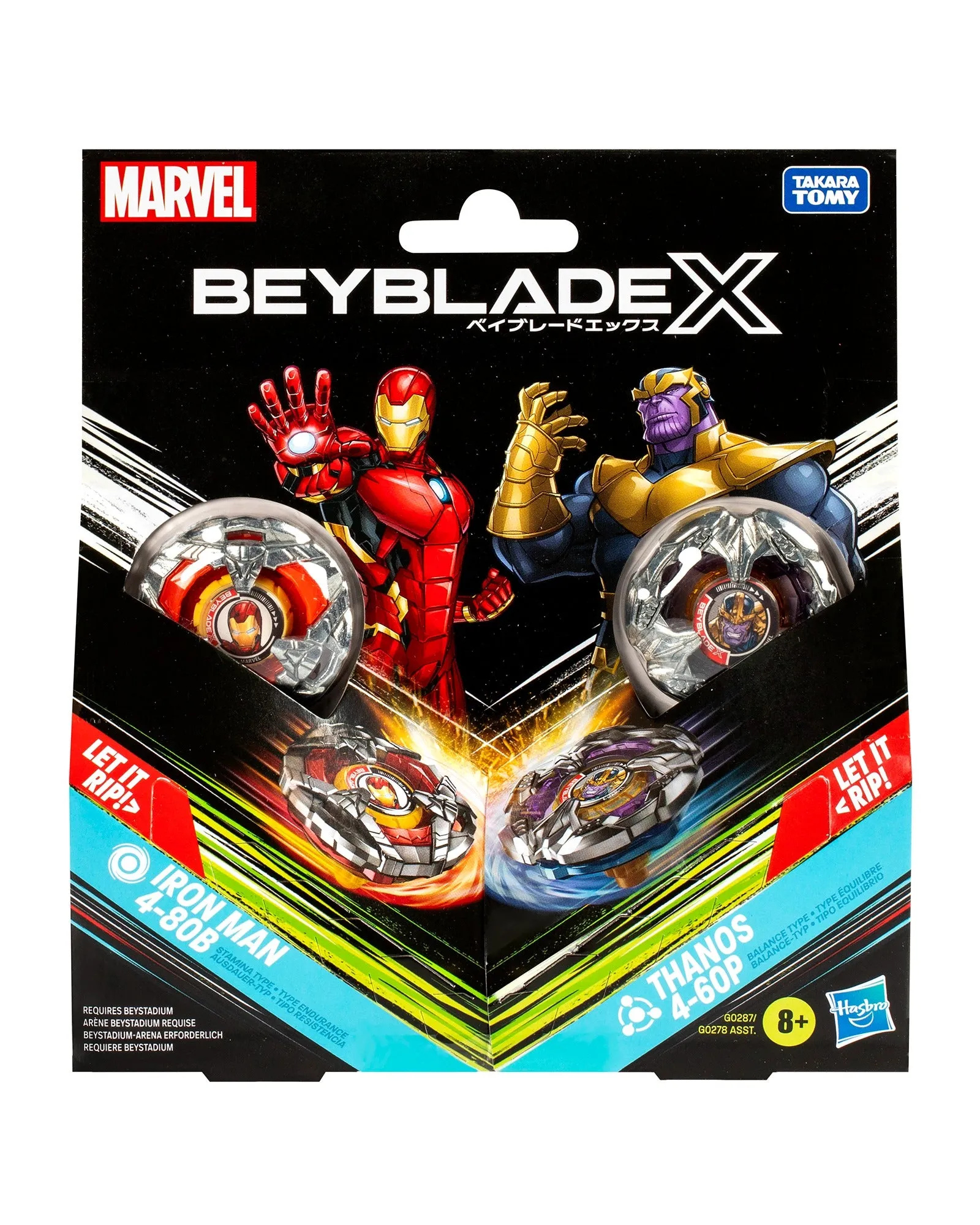 Beyblade X Marvel Collab Multipack - Assorted