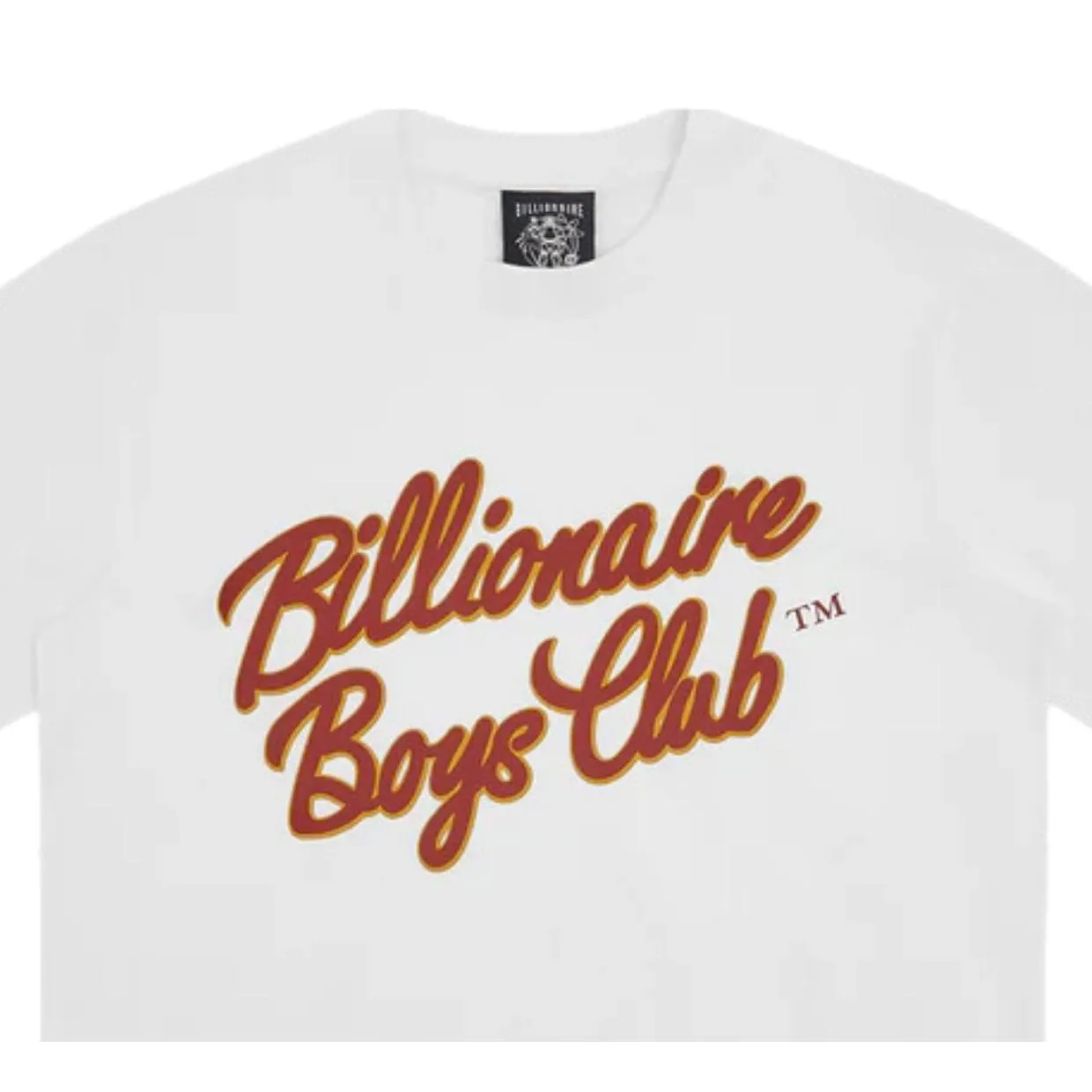 Billionaire Boys Club Script Logo White T-Shirt