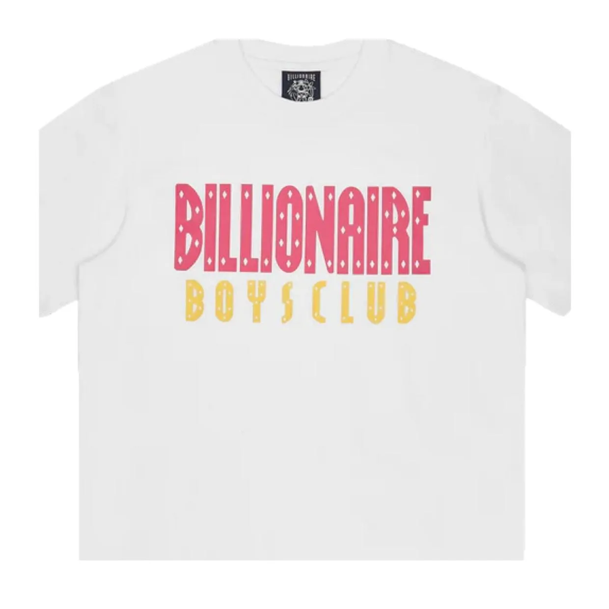 Billionaire Boys Club Straight Logo White T-Shirt