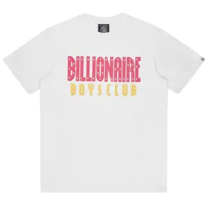 Billionaire Boys Club Straight Logo White T-Shirt