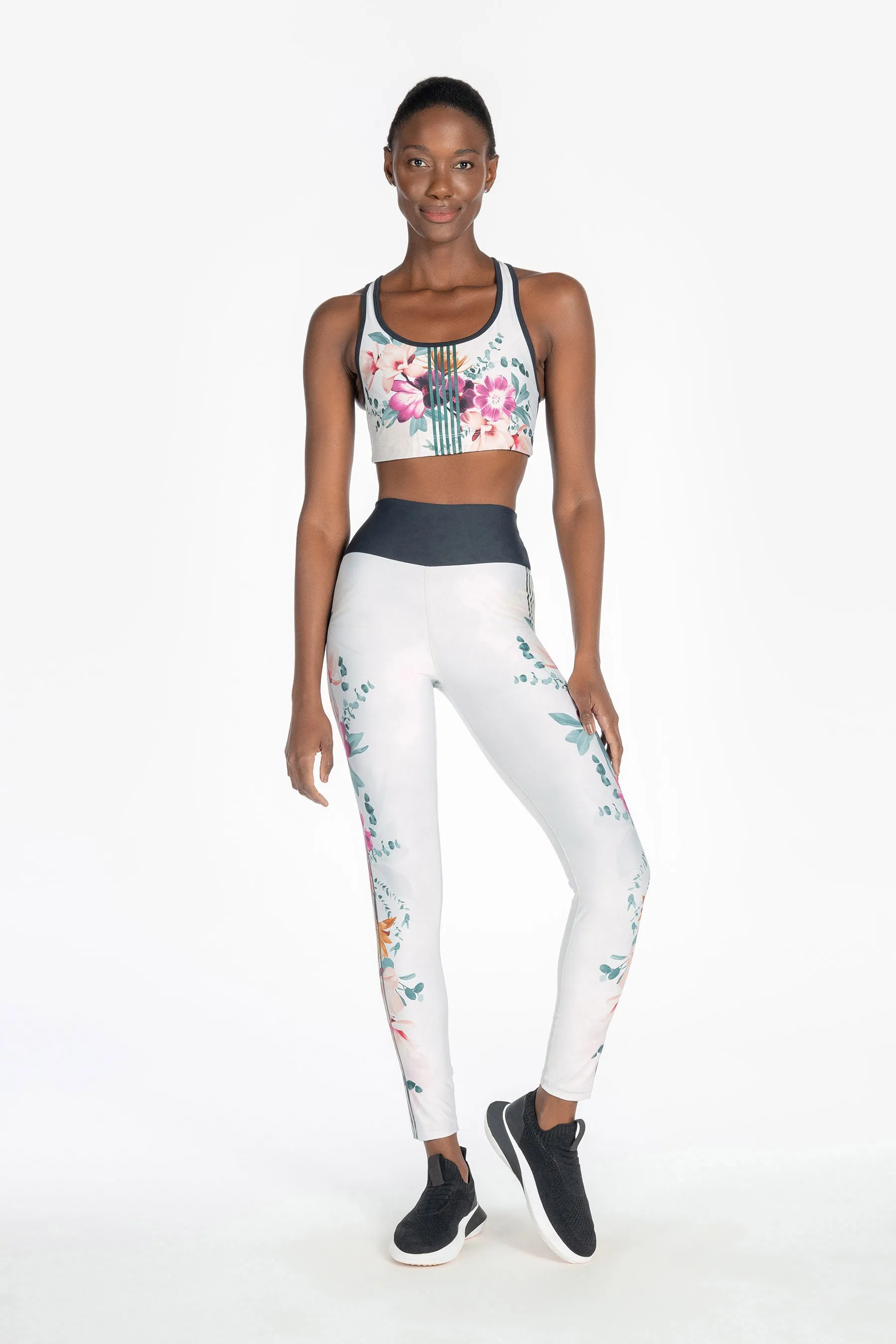 Blooming Holographic Legging