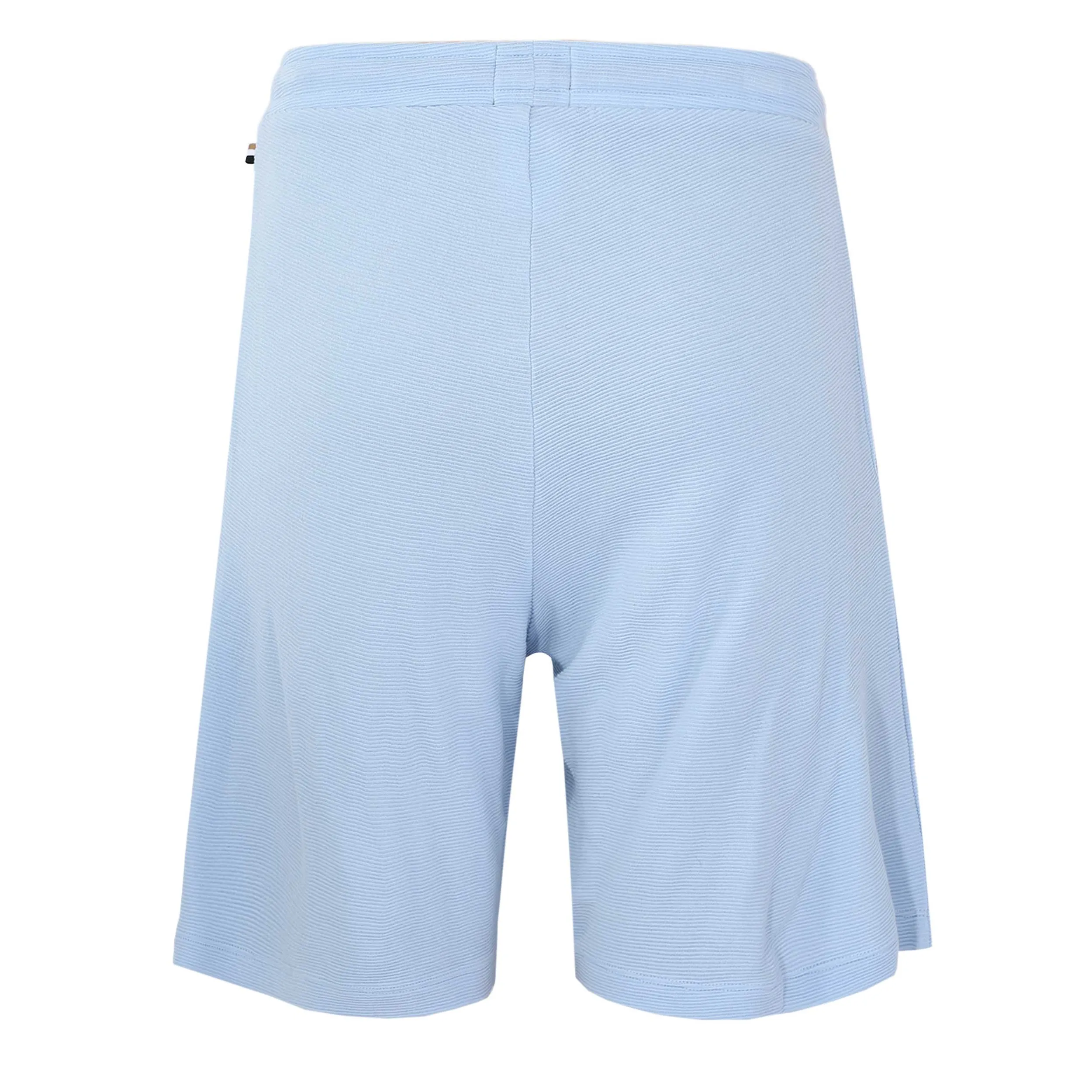 BOSS Rib Shorts Sweat Short in Sky Blue