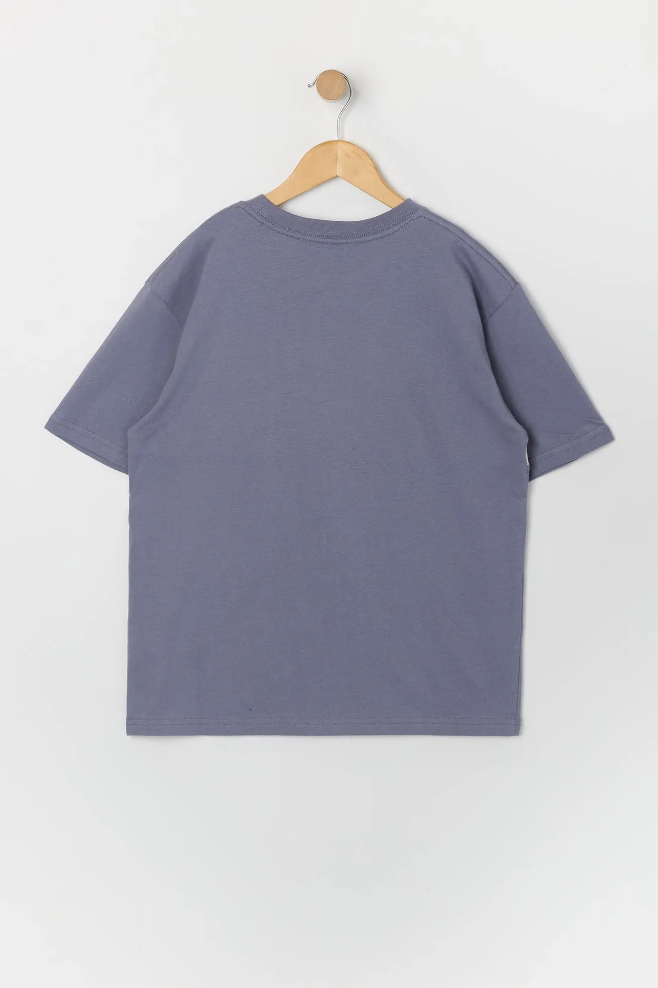 Boys Colourblock Zip Pocket T-Shirt