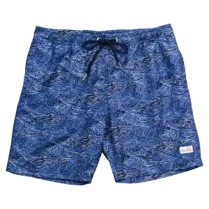 Boys Swim Trunks Boxer Brief Liner (sizes 6-14) | "Ocean Breeze"