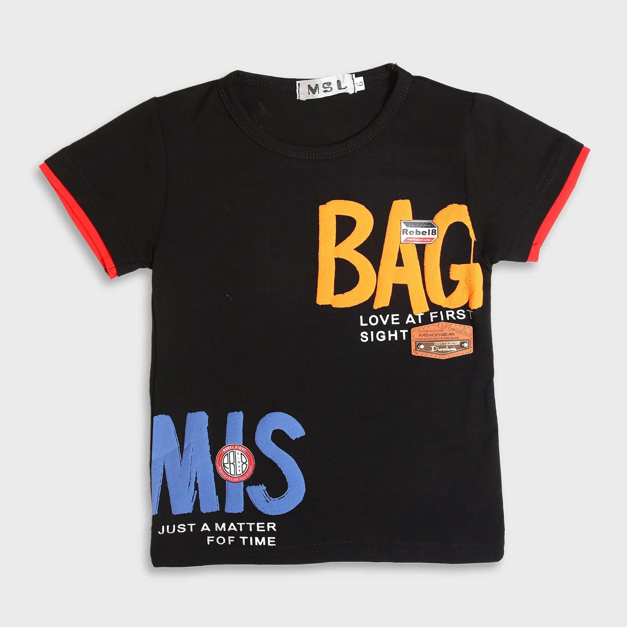 BOYS T-SHIRT BAG LOVE SIGHT