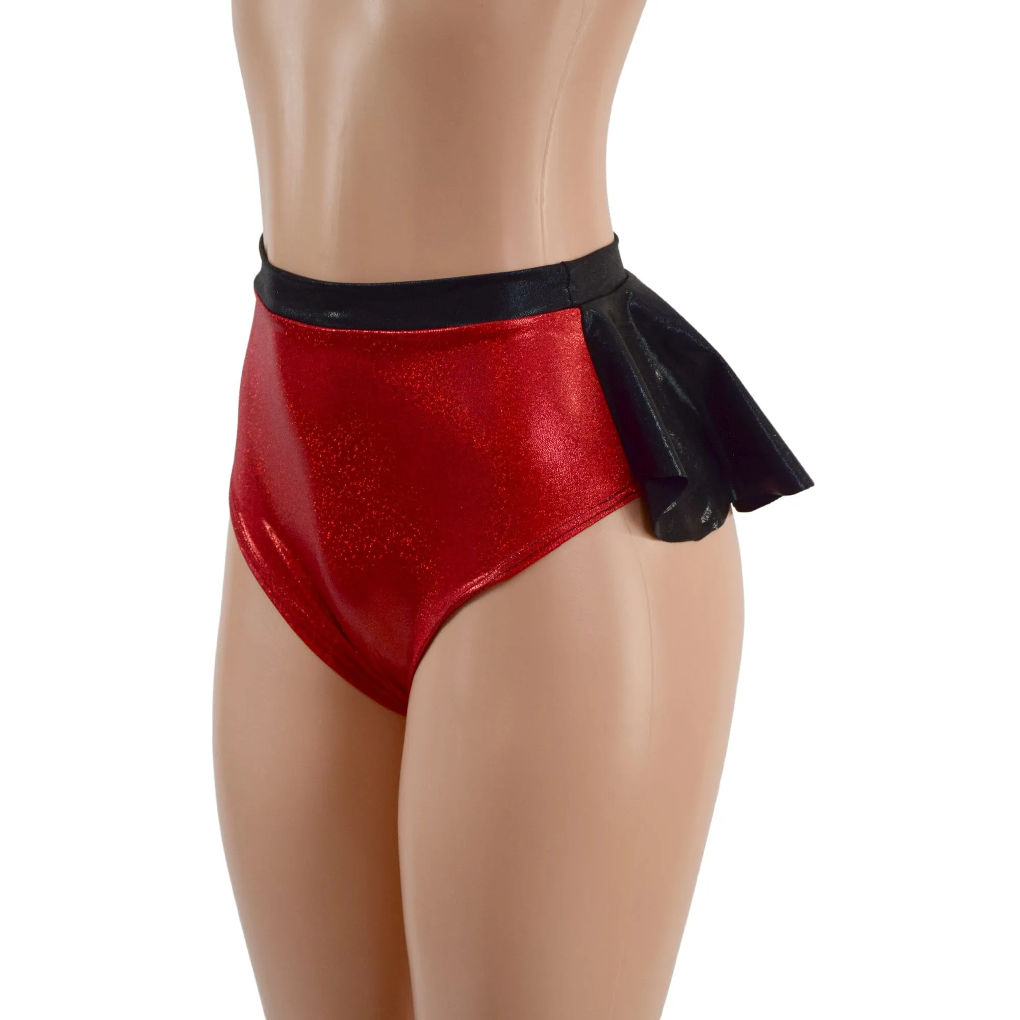 Brazilian Cut Ruffle Rump Siren Shorts