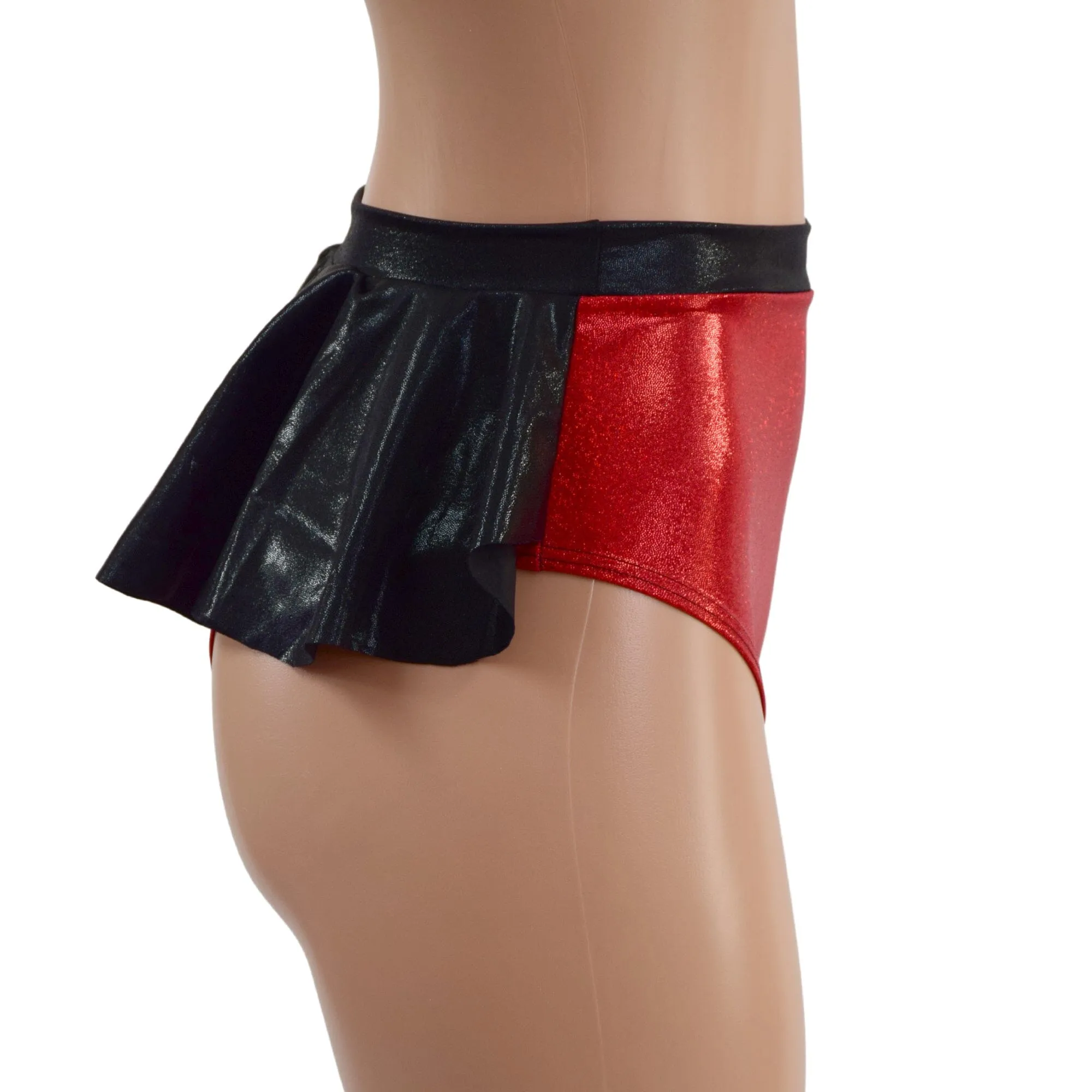 Brazilian Cut Ruffle Rump Siren Shorts