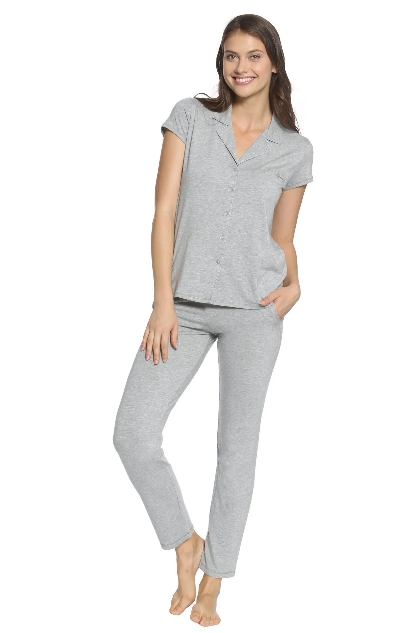 Brenda Short Sleeve PJ Set - Sales Rack