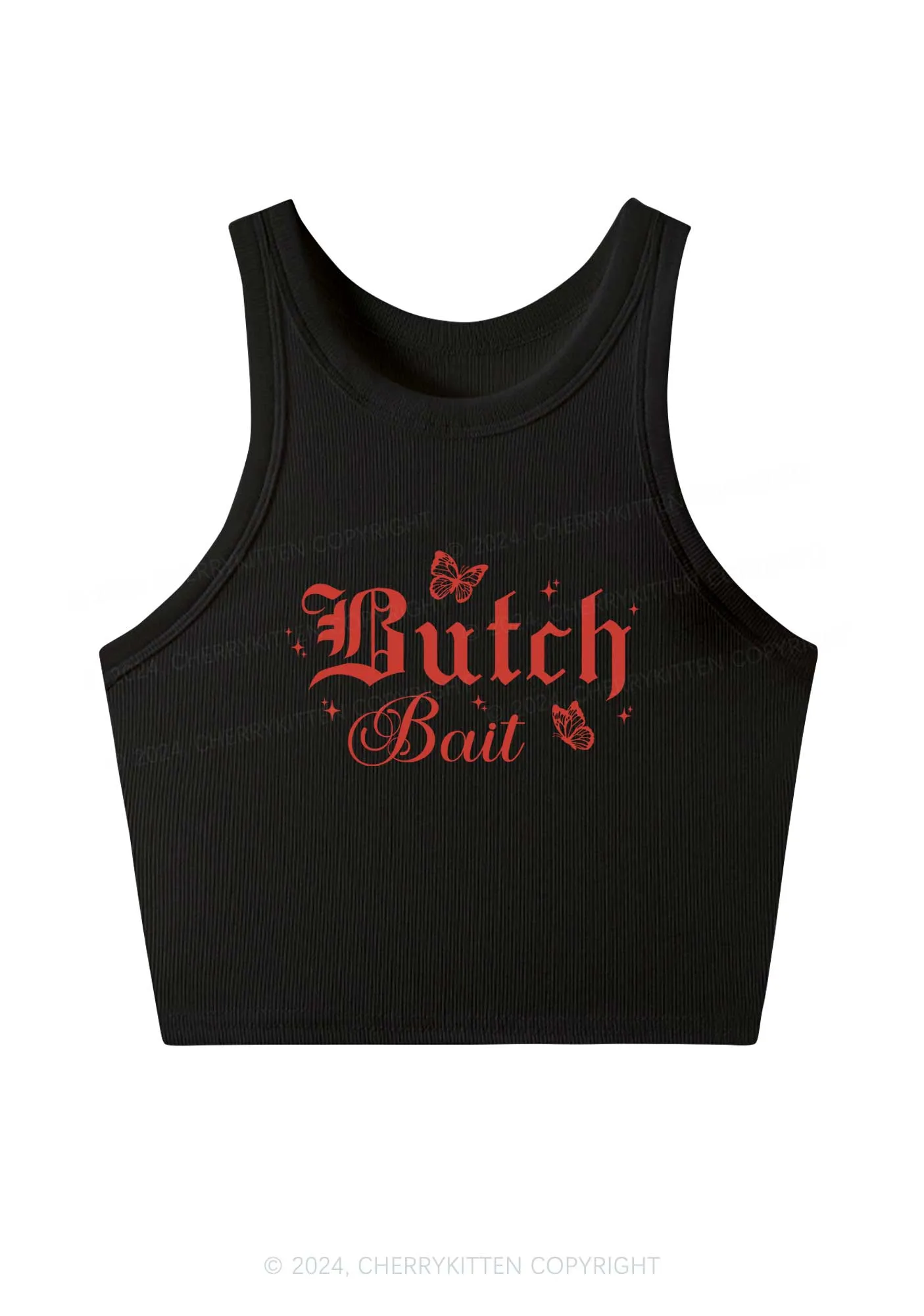 Butch Bait Y2K Crop Tank Top Cherrykitten