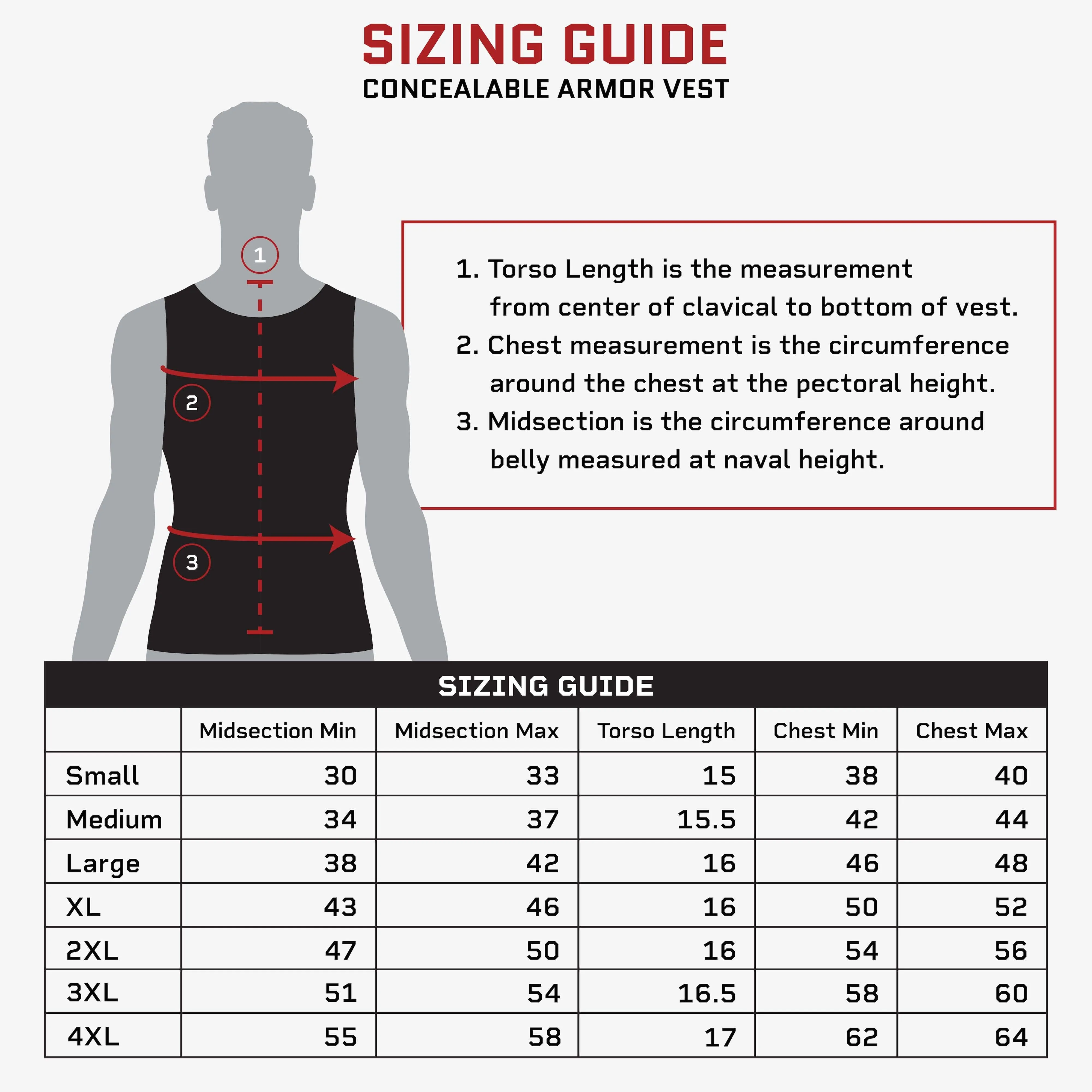 Concealable Armor Vest - Level IIIA