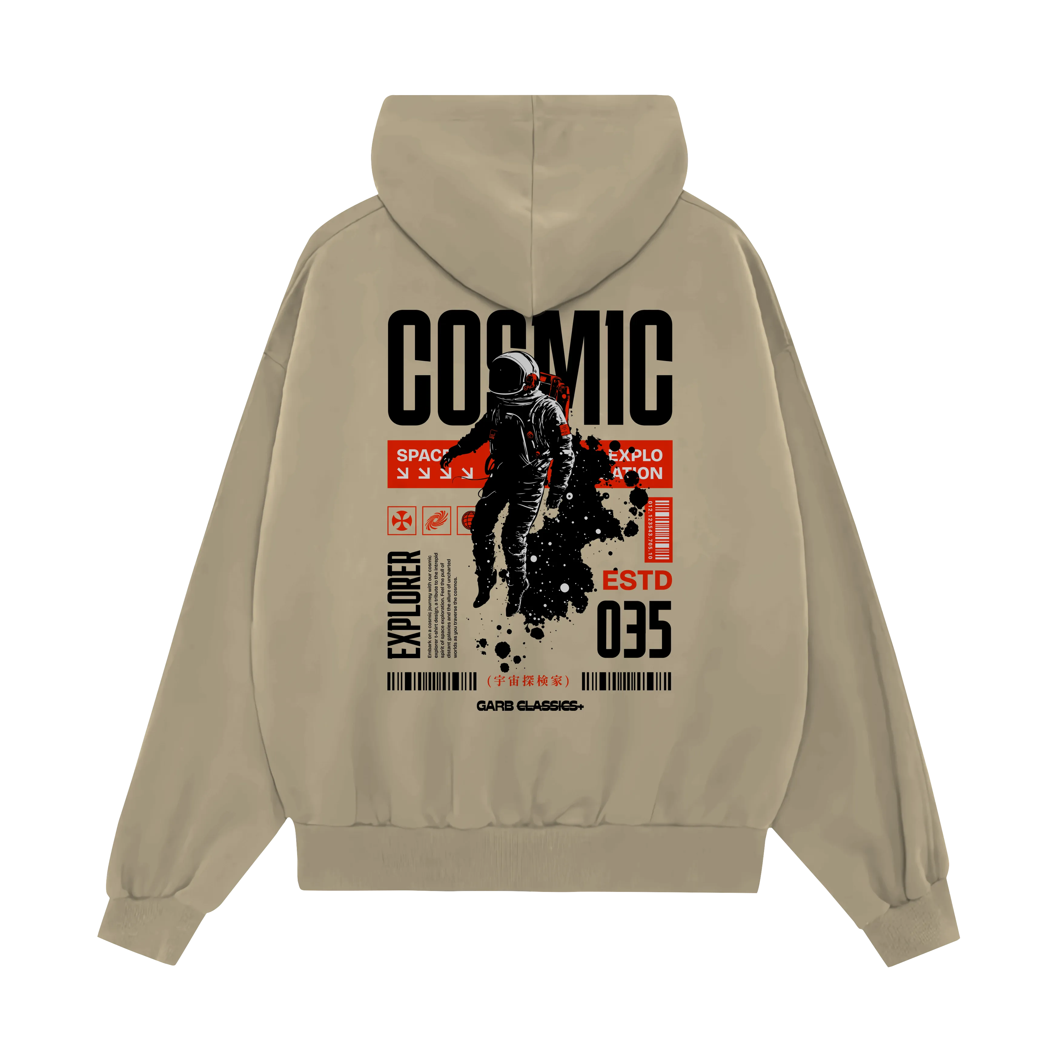 Cosmic Exploration Premium Fleece Hoodie