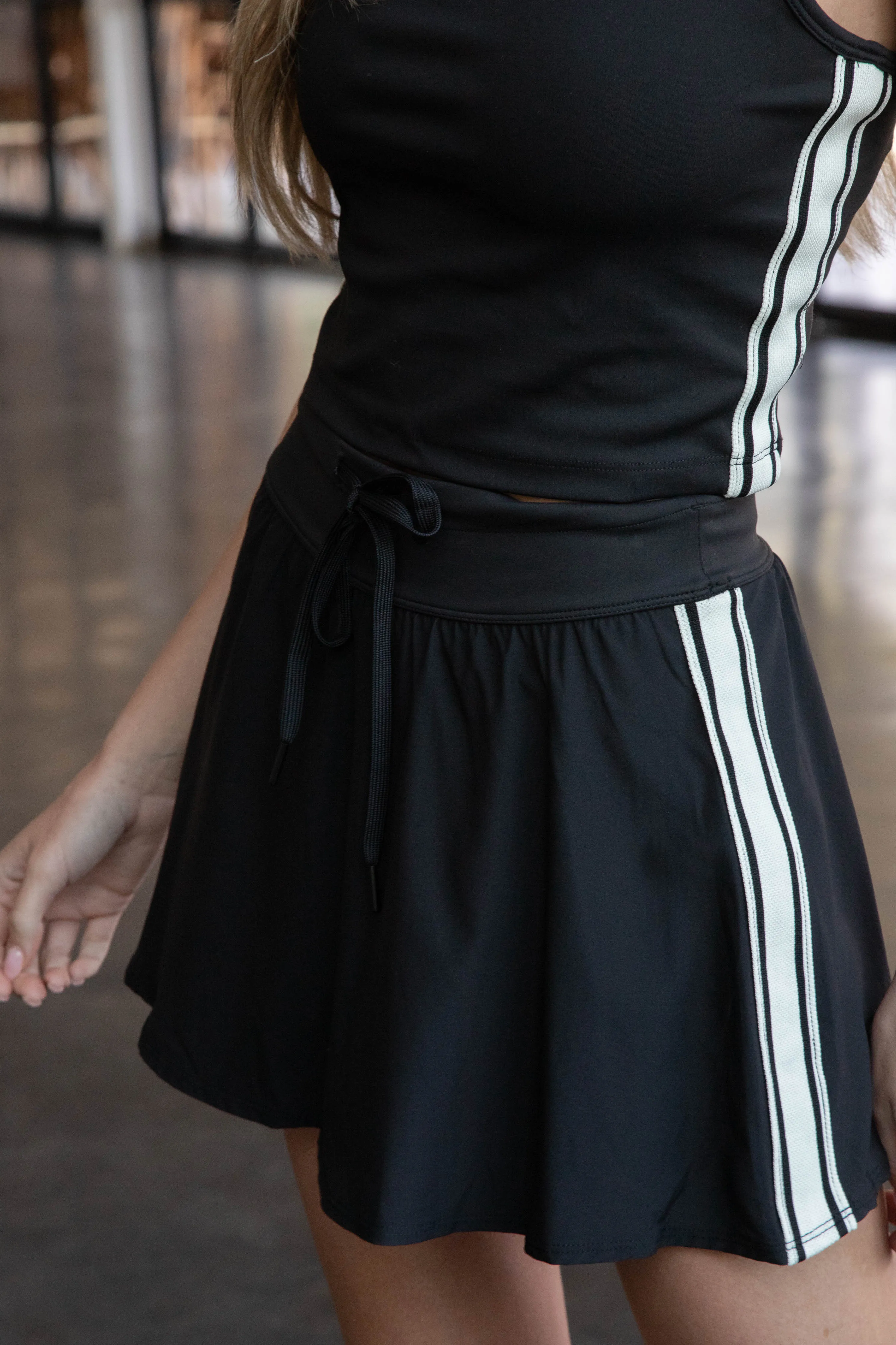 Court Club Skirt, Black | Z Supply