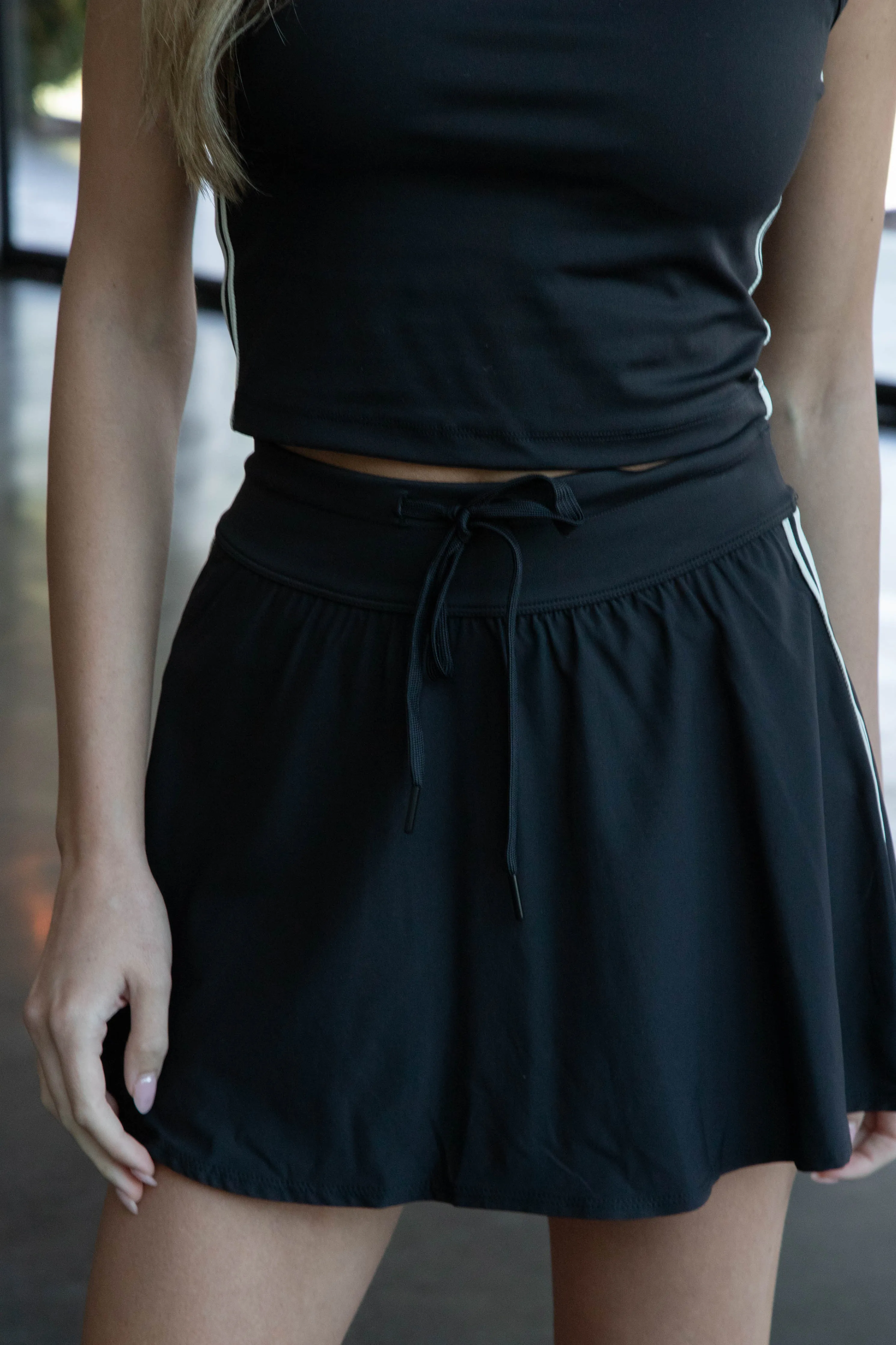 Court Club Skirt, Black | Z Supply