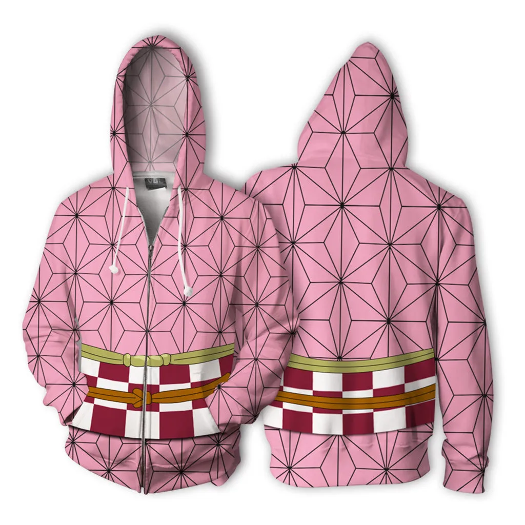 Demon Slayer 3D Printed Character Style Hoodies