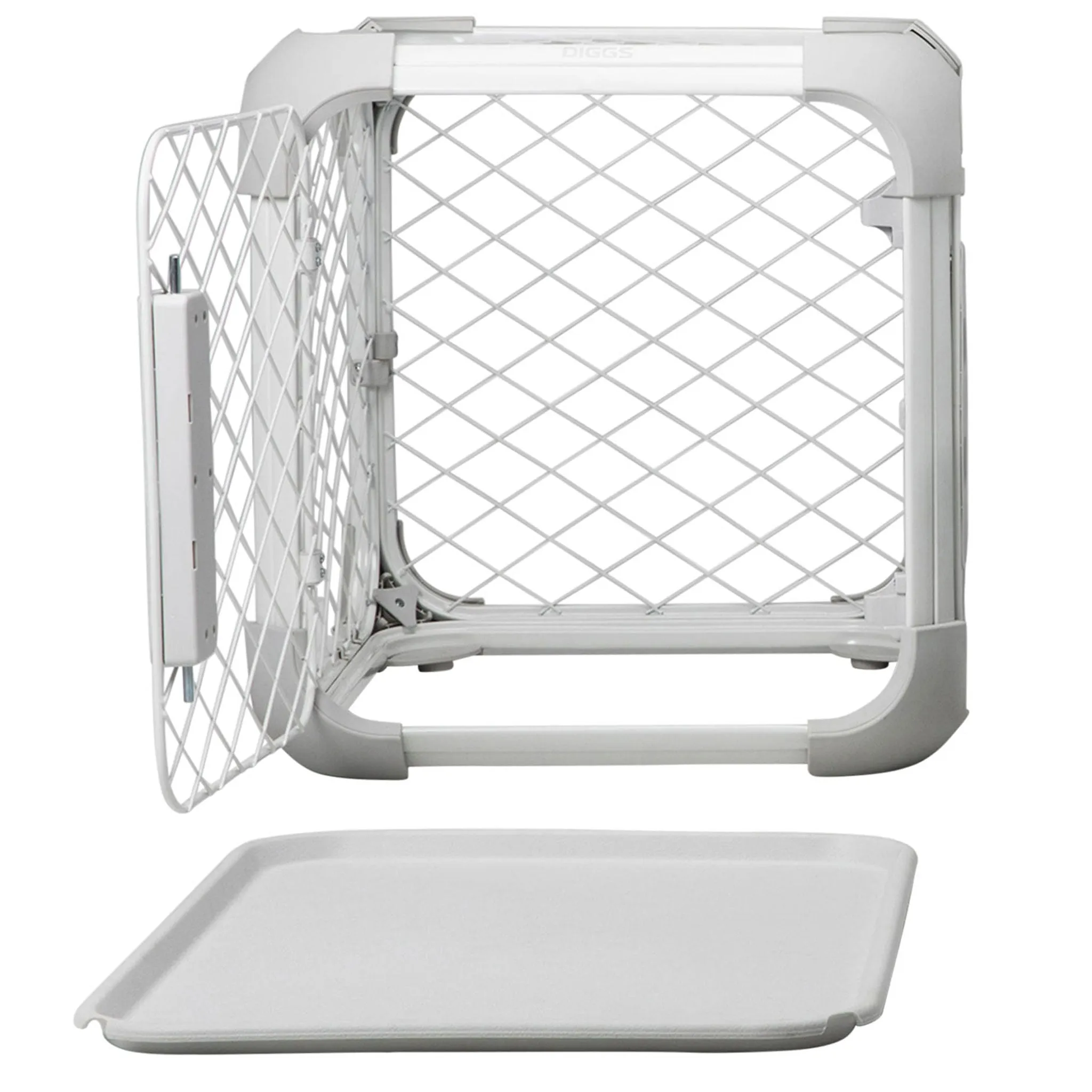 Diggs Evolv Dog Crate - Ash