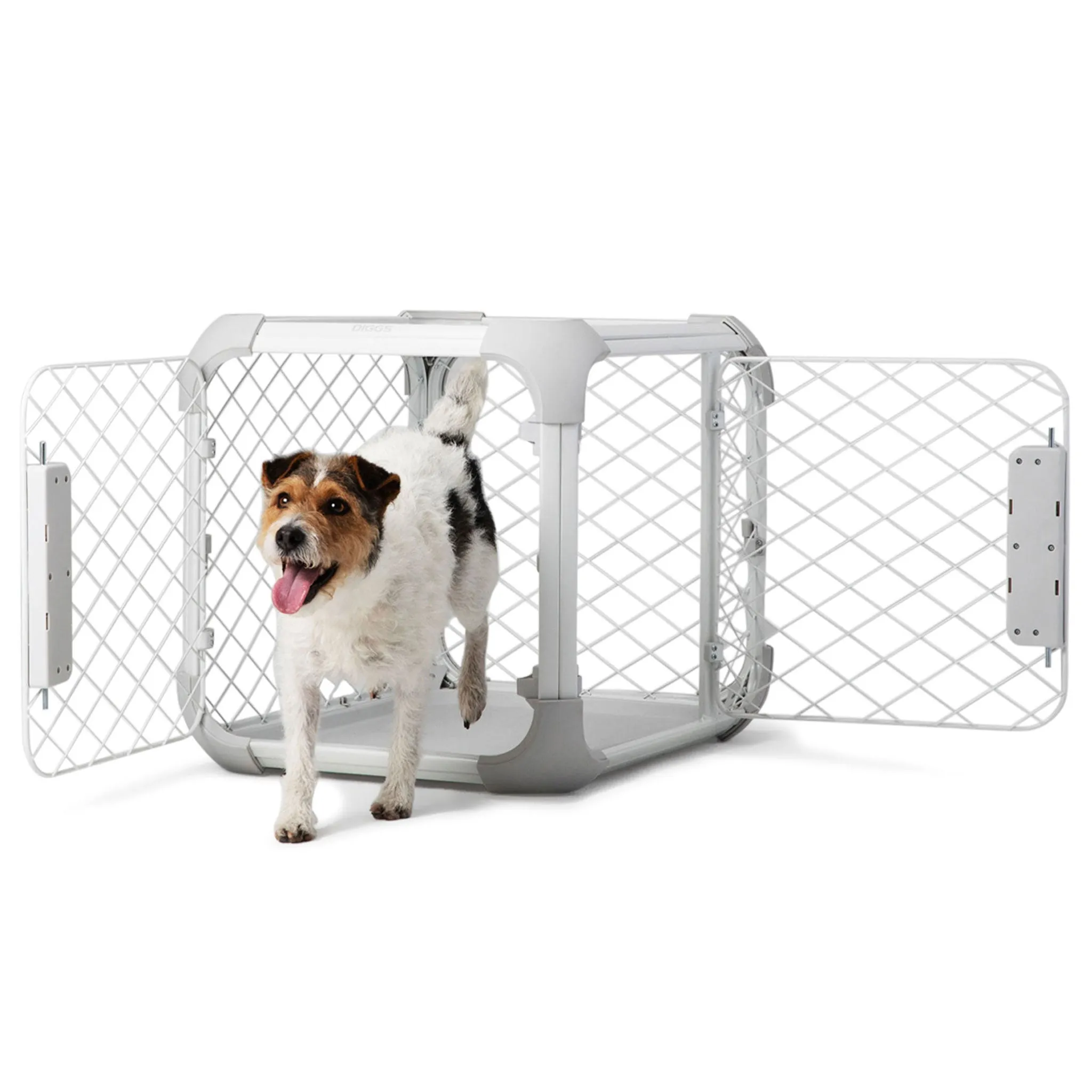 Diggs Evolv Dog Crate - Ash