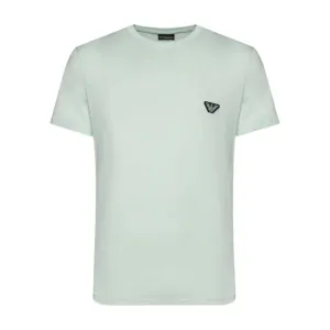 Emporio Armani Bodywear Eagle Logo Patch Green T-Shirt