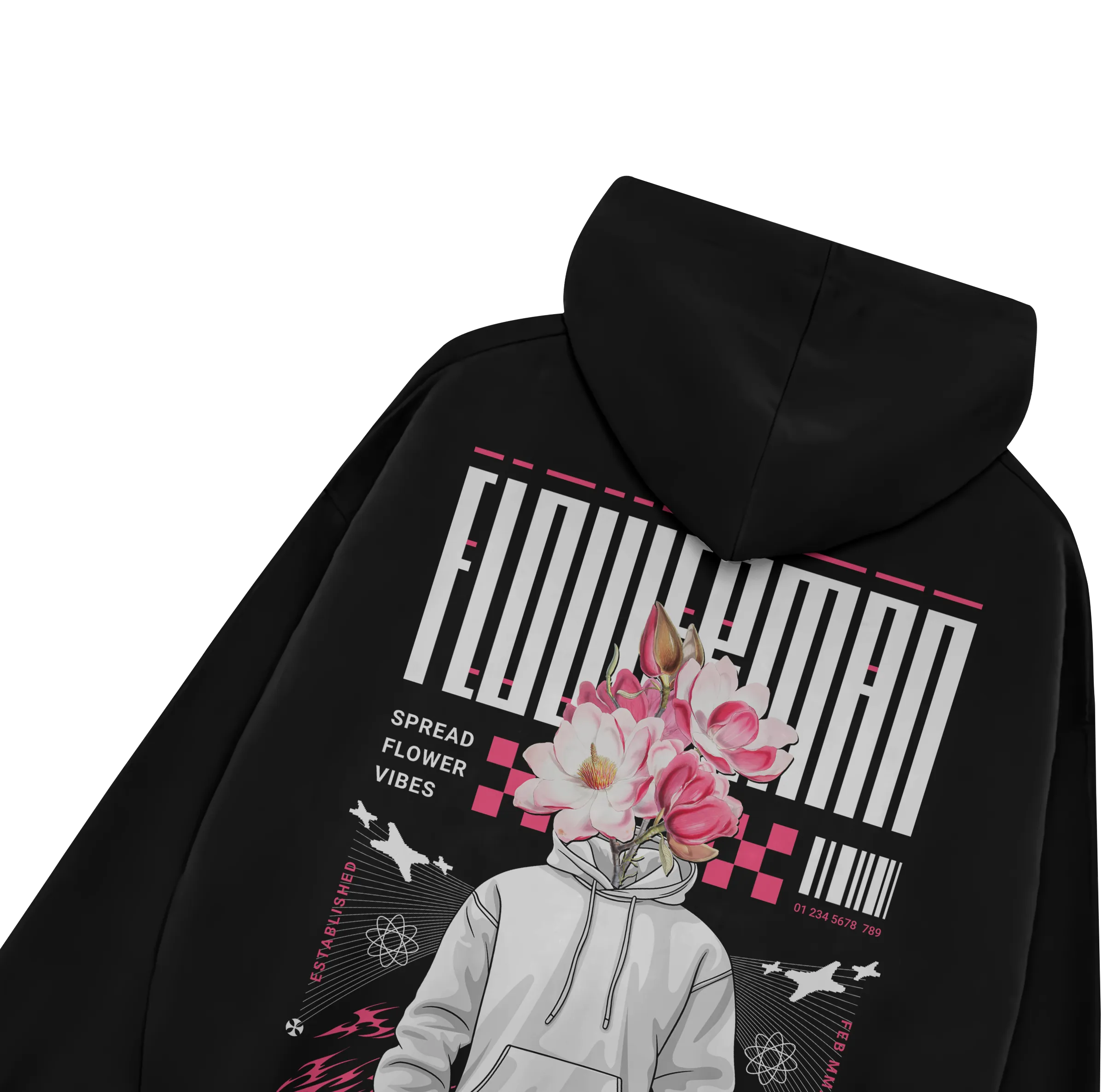 Flowerman Premium Fleece Hoodie