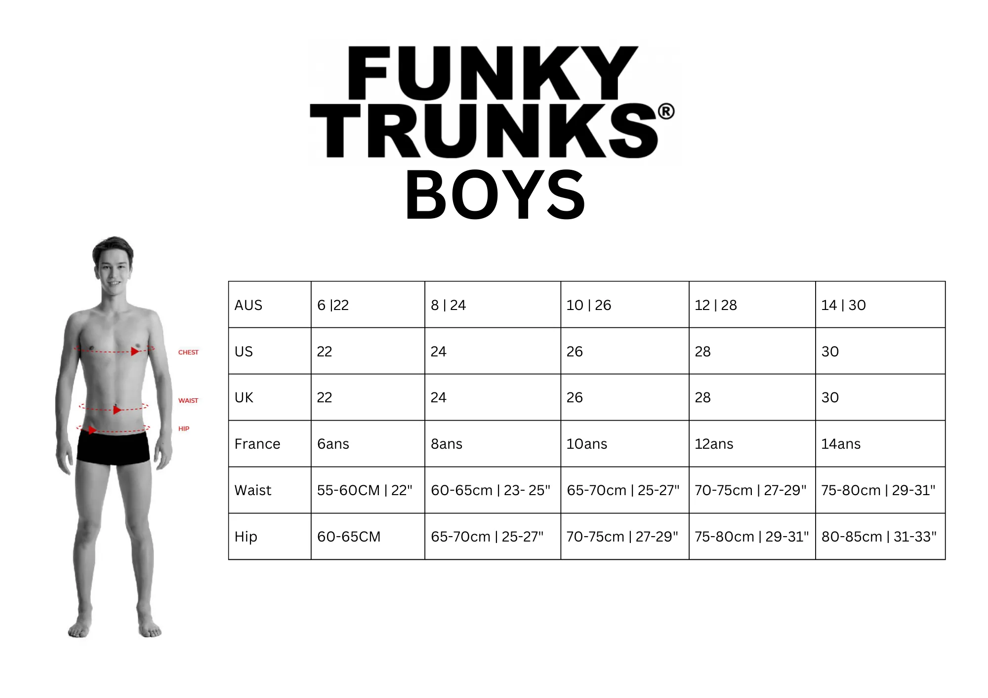 Funky Trunks Boy's Still Black Sidewinder Trunks