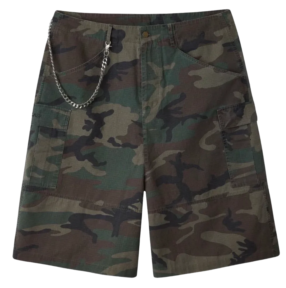 Gold Vintage Gallery Raspberry Hills 'Camo' Shorts