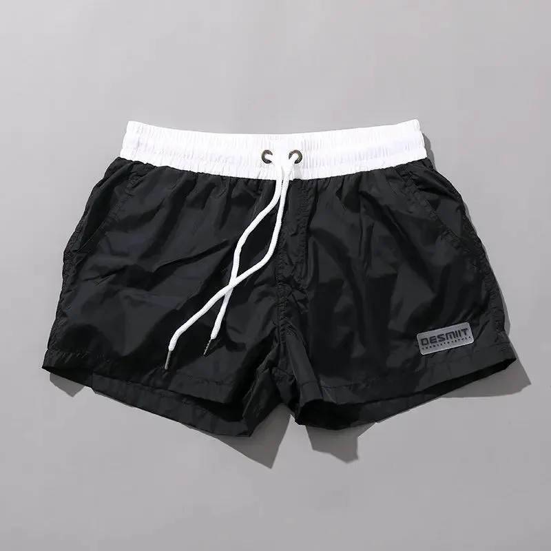 Grayscale Show Swim Trunks