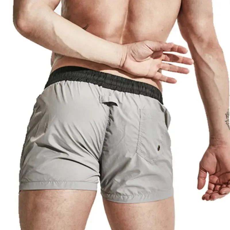 Grayscale Show Swim Trunks