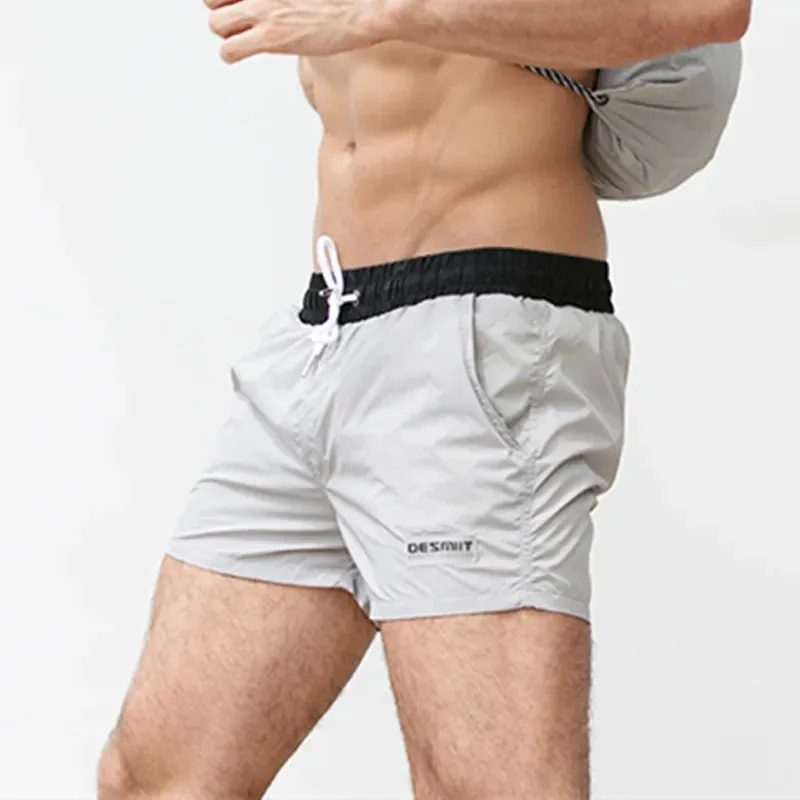 Grayscale Show Swim Trunks