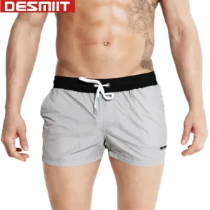 Grayscale Show Swim Trunks