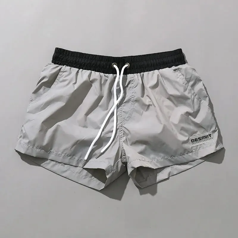 Grayscale Show Swim Trunks