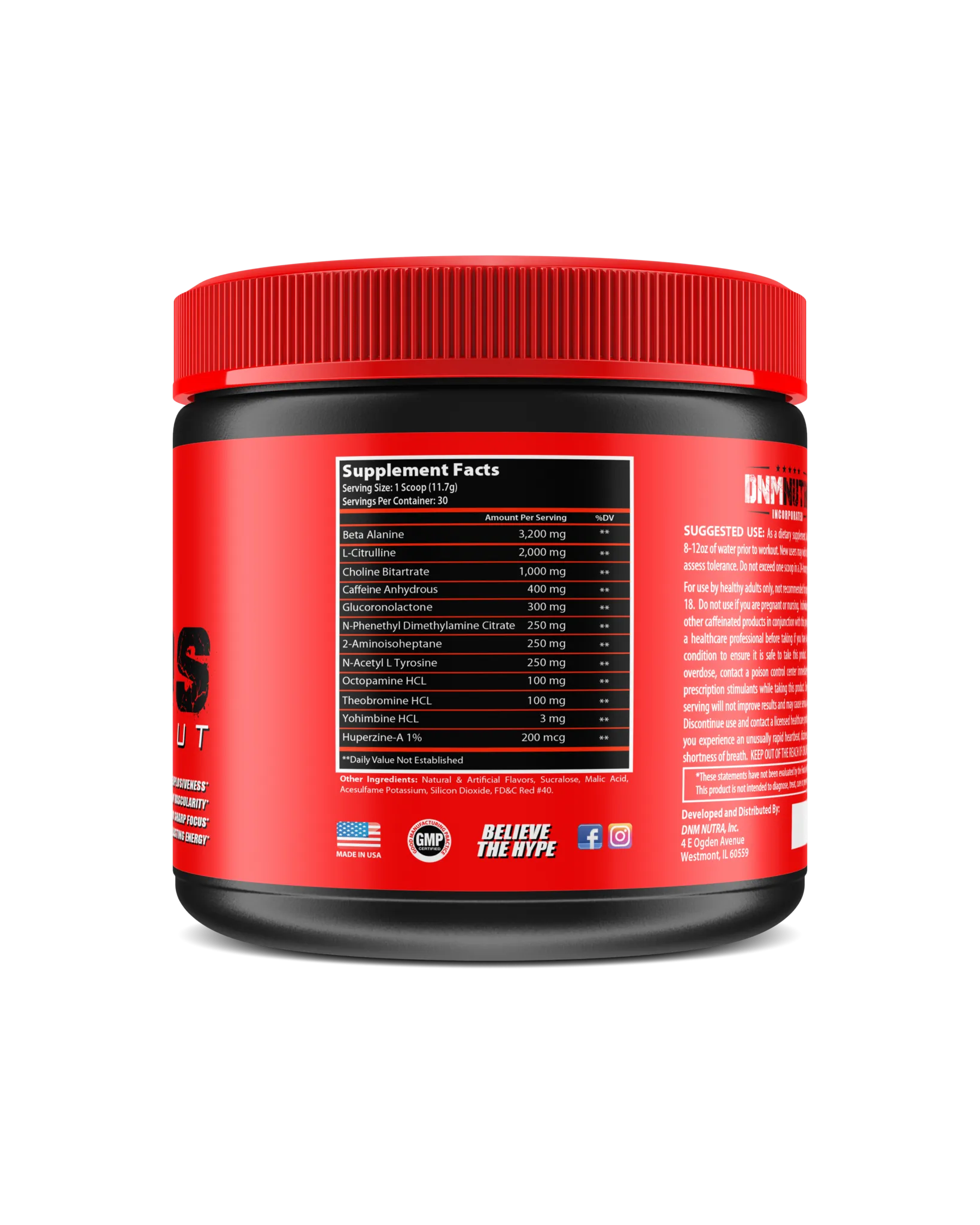 Helios Preworkout - Blue Razz