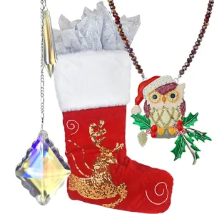 Holiday Magic 7pc Holiday Treasure Bag (Silvertone)