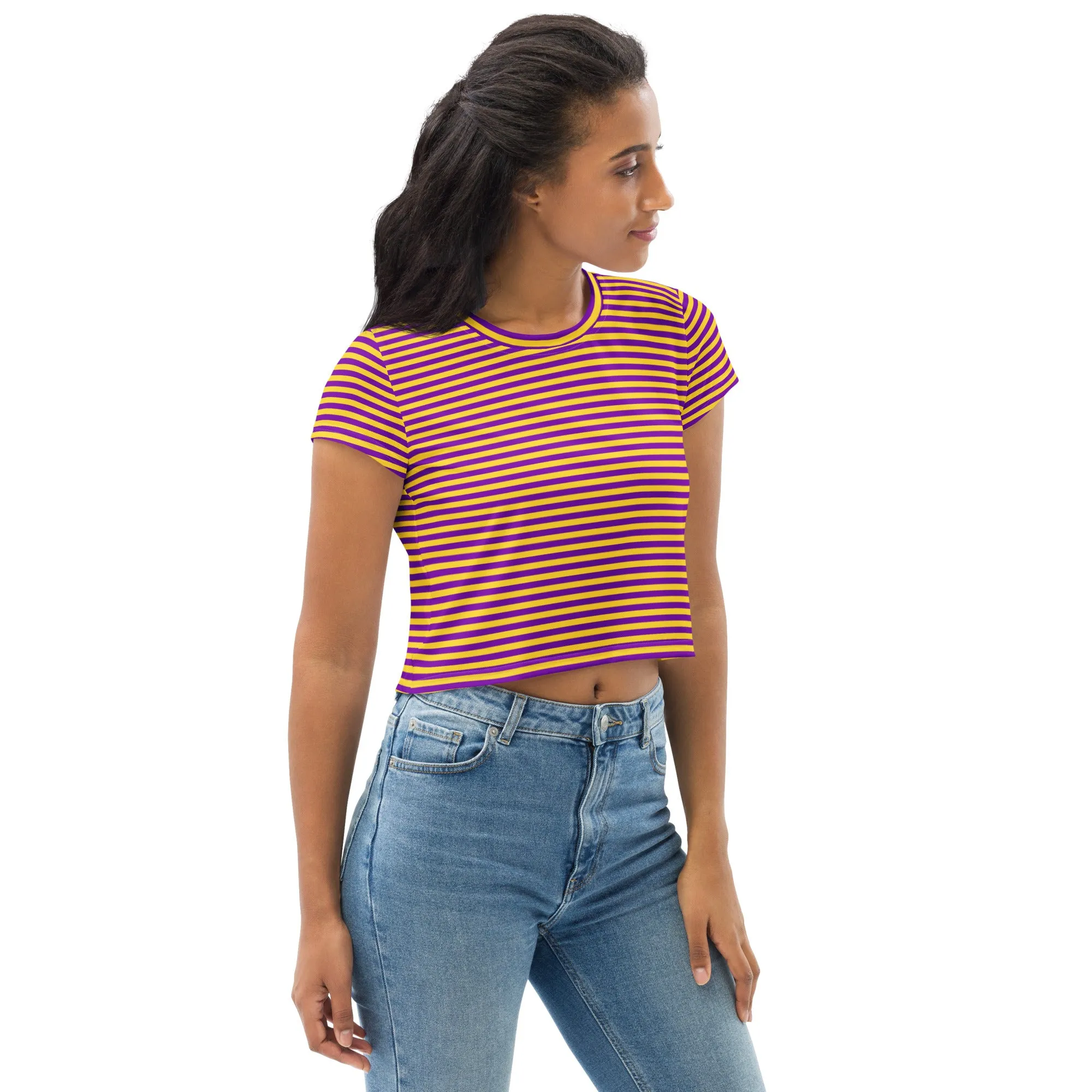 Intersex Flag Crop Tee