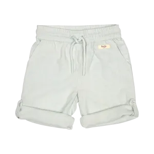 KINGS LINEN SHORTS-Baby Blue