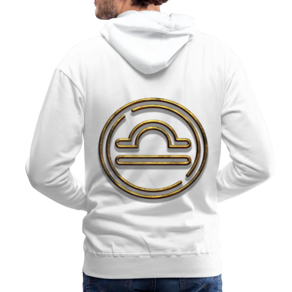 Libra 3D Gold Men’s Premium Hoodie