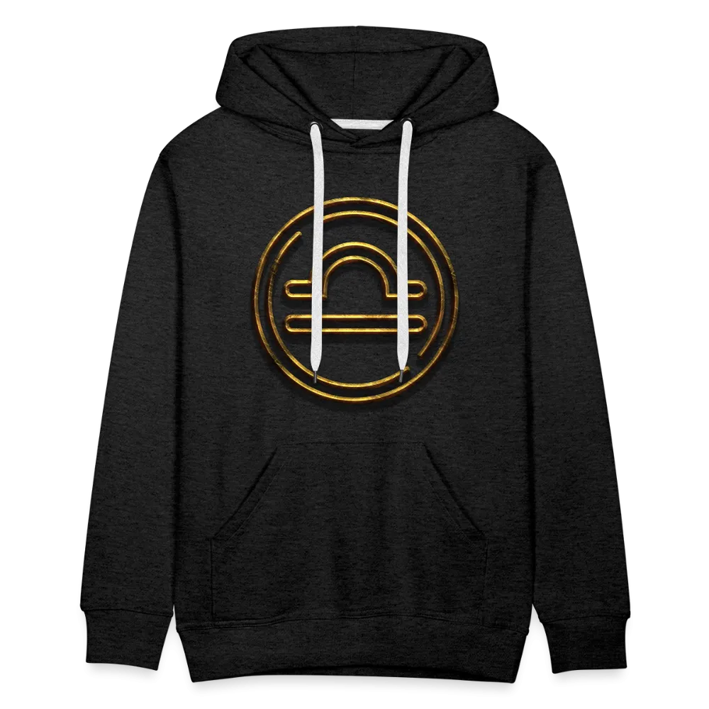 Libra 3D Gold Men’s Premium Hoodie