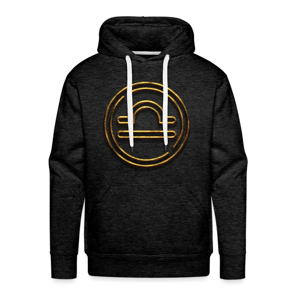 Libra 3D Gold Men’s Premium Hoodie