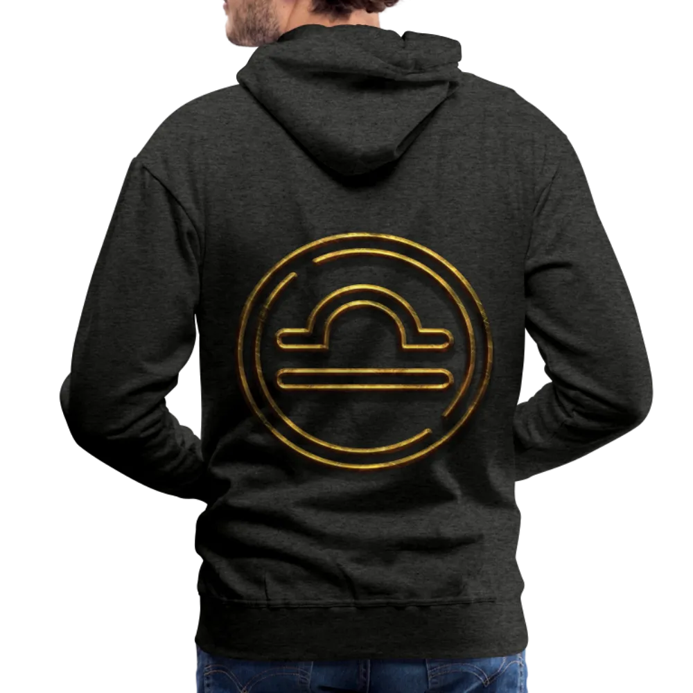 Libra 3D Gold Men’s Premium Hoodie