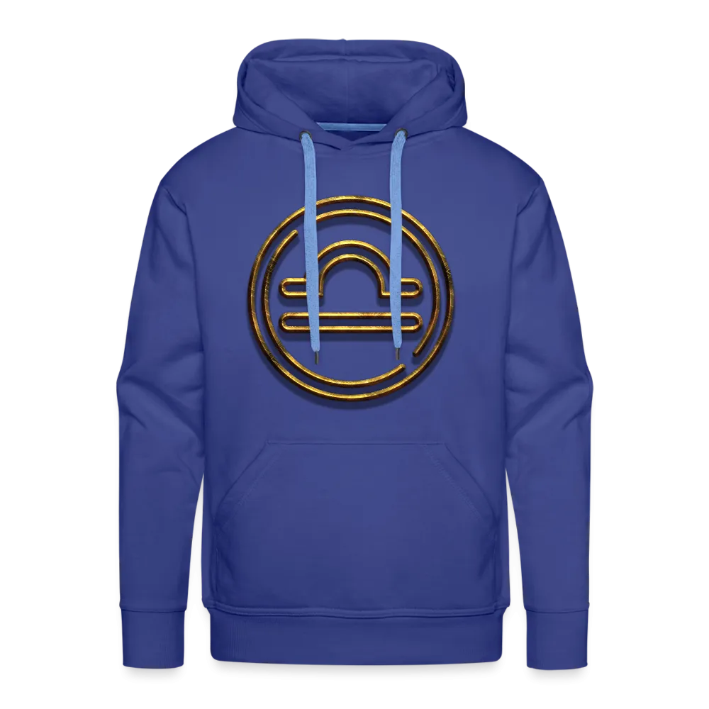 Libra 3D Gold Men’s Premium Hoodie