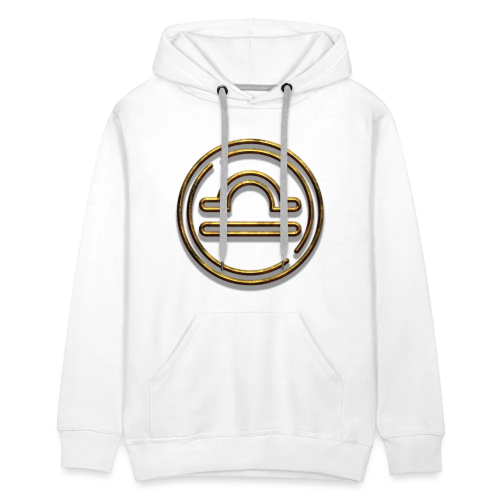 Libra 3D Gold Men’s Premium Hoodie