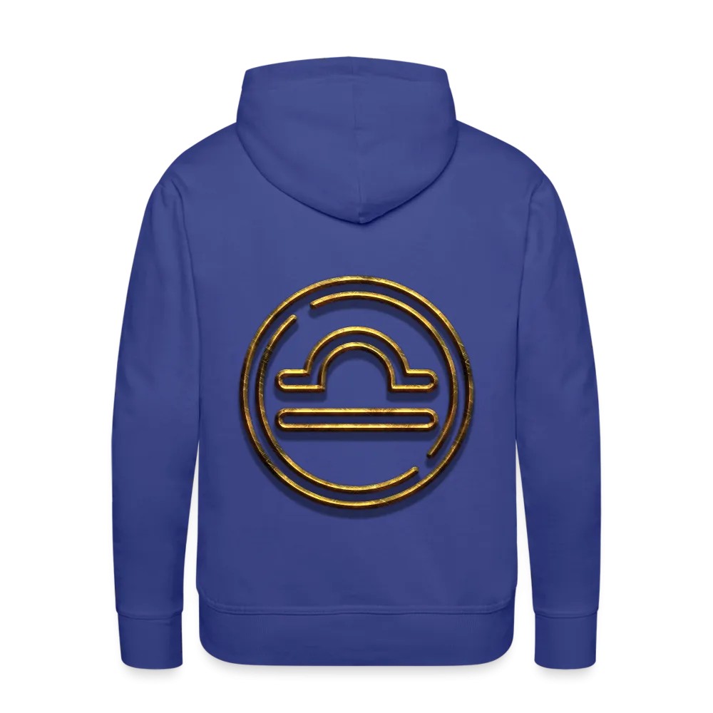 Libra 3D Gold Men’s Premium Hoodie