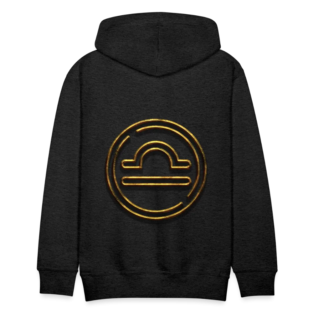 Libra 3D Gold Men’s Premium Hoodie