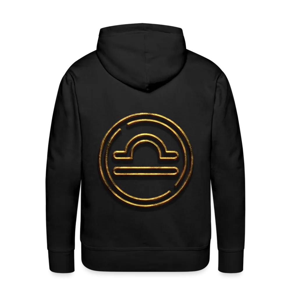 Libra 3D Gold Men’s Premium Hoodie