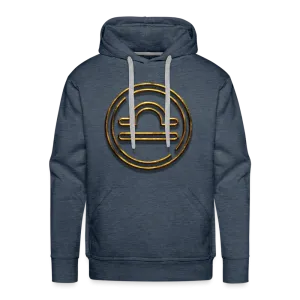 Libra 3D Gold Men’s Premium Hoodie