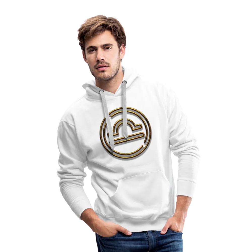 Libra 3D Gold Men’s Premium Hoodie