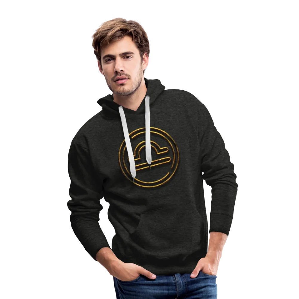 Libra 3D Gold Men’s Premium Hoodie